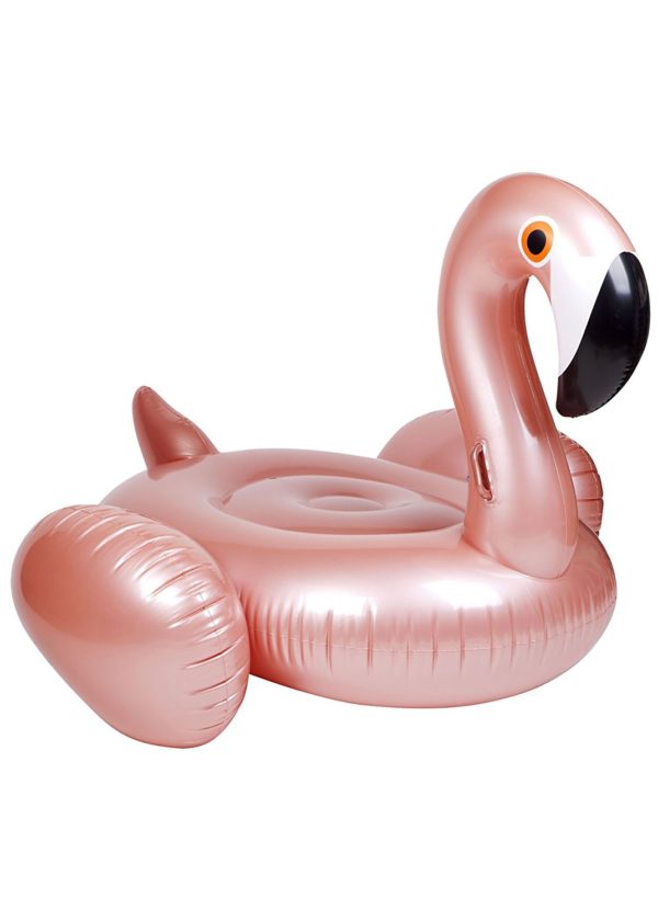 Luxe Rose Gold Flamingo inflatable Float