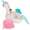 inflatable giant unicorn pool float獨角獸浮床