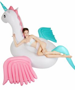 inflatable giant unicorn pool float獨角獸浮床