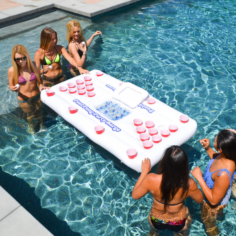 Beer Pong Inflatable floating bed