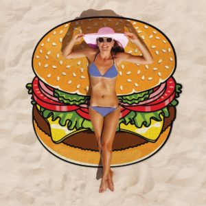 Burger Beach Blanket sand mat hk