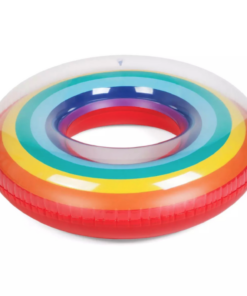 rainbow swim ring