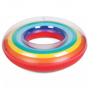 rainbow swim ring