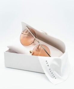 Punk Round Rimless Sunglasses