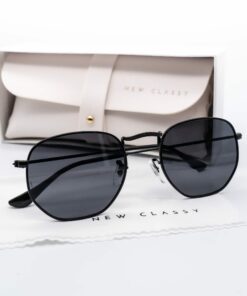 Hexagonal Flat Lenses Sunglasses