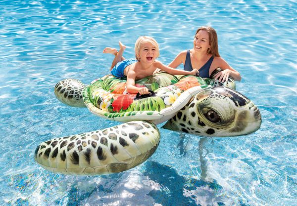 Intex Giant Sea Turtle Ride-On Pool Float - 兒童海龜充氣坐騎