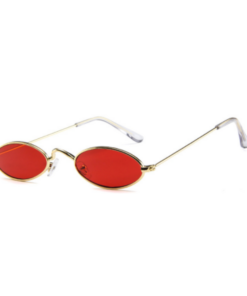 Oval Vintage Retro Slender Sunglasses