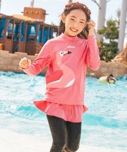 Barrel Kids Buddy Rashguard-ROSE PINK