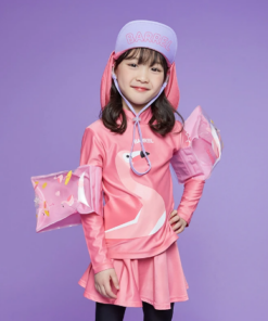Barrel Kids Buddy Rashguard-ROSE PINK 韓國童裝防曬衣