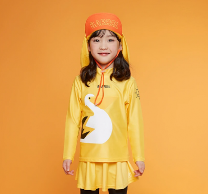 Barrel Kids Buddy Rashguard-YELLOW