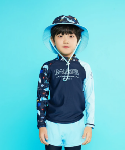 Barrel Kids Summer Rashguard-DEEP NAVY