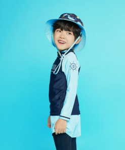 Barrel Kids Summer Rashguard-DEEP NAVY