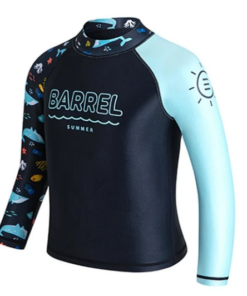 Barrel Kids Summer Rashguard-DEEP NAVY