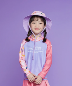 Barrel Kids Summer Rashguard-PALE PURPLE