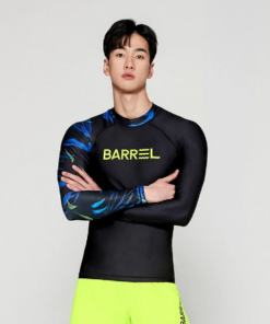 Barrel Mens Odd Rashguard-BLACK