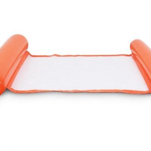 Orange Inflatable pool floating cushion mat -彩色充氣浮墊