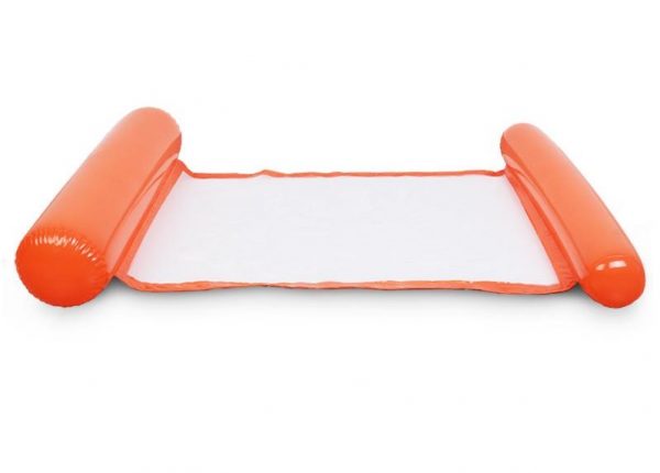 Orange Inflatable pool floating cushion mat -彩色充氣浮墊