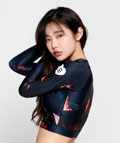 Barrel Womens Basic Crop Rashguard-ORE hk