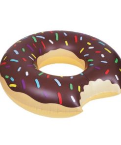 Giant Chocolate Donut Float Ring - 冬甩水泡 - Image 4