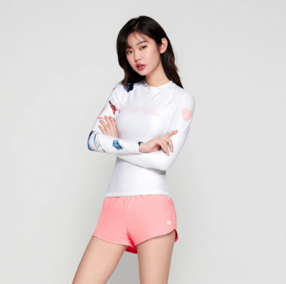 Barrel Womens Odd Rashguard-WHITE hk