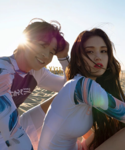 Barrel Womens Odd Rashguard-WHITE