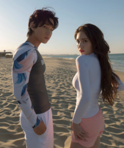 Barrel Womens Odd Rashguard-WHITE