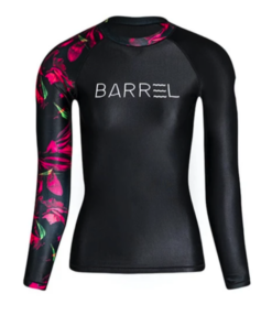 Barrel Womens Odd Rashguard-BLACK