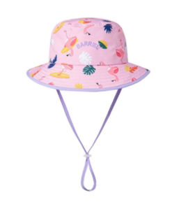 Barrel Kids Pattern Bucket Hat-MINGO hk