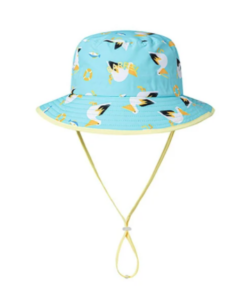 Barrel Kids Pattern Mint Bucket Hat-PALLY 韓國童裝防曬帽