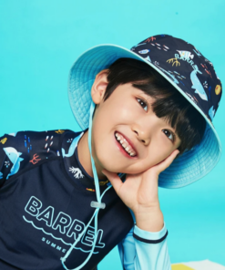 Barrel Kids Pattern Bucket Hat-DORY hk