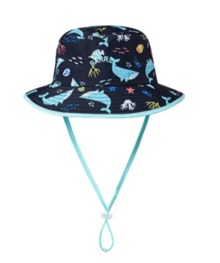 Barrel Kids Pattern Mint Bucket Hat - Dory 韓國童裝防曬帽