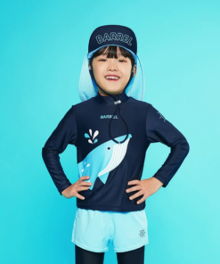 Barrel Kids Buddy Rashguard-DEEP NAVY