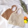 Fashionable Beach Handbag Mesh Net/Straw Tote Bag