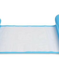 light blue Inflatable pool floating cushion mat -彩色充氣浮墊