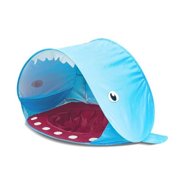 Shark Pop Up kids baby Beach Tent hk