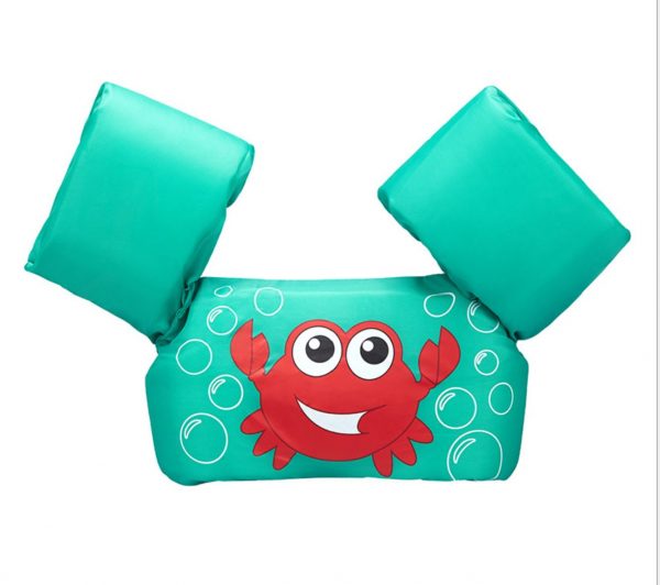 Crab life jacket with arm float