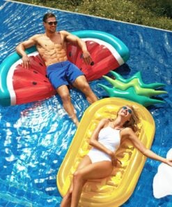 Giant Inflatable Watermelon and pineapple Pool Floatie