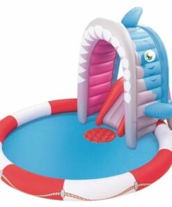 Bestway Inflatable Shark Attack Play Pool with slide