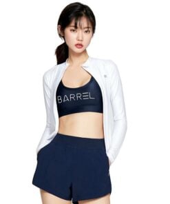 Barrel Womens Big Logo Bra Top Rashguard - DEEP NAVY 女款運動內衣