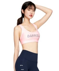 Barrel Womens Big Logo Bra Top Rashguard - BRIGHT PINK 女款運動內衣