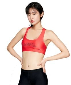 Barrel Womens Big Logo Bra Top Rashguard - TOMATO 女款運動內衣