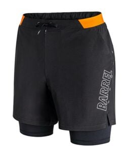 Barrel Mens Band Urban Water Shorts-BLACK 男士防曬泳褲