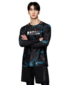 Barrel Mens Wild Rashguard - BLACK 男士防曬泳衣
