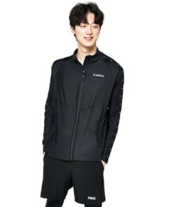 Barrel Mens Anthem Loose Fit Zip Up Rashguard-BLACK 拉鍊防曬泳衣
